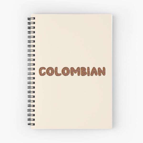 Item preview, Colombian Word Shaped Like Chocolate Donuts  designed and sold by DonutsWords.