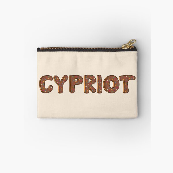 Item preview, Cypriot Word Shaped Like Chocolate Donuts  designed and sold by DonutsWords.