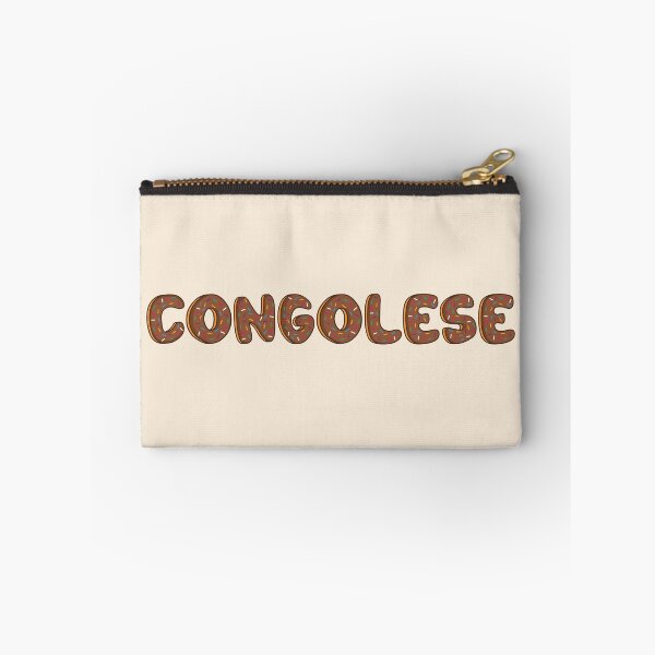 Item preview, Congolese Word Shaped Like Chocolate Donuts  designed and sold by DonutsWords.