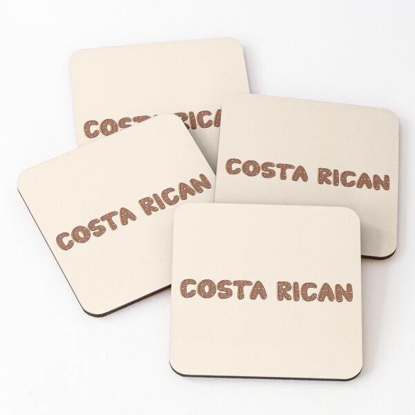 Item preview, Costa Rican Word Shaped Like Chocolate Donuts  designed and sold by DonutsWords.