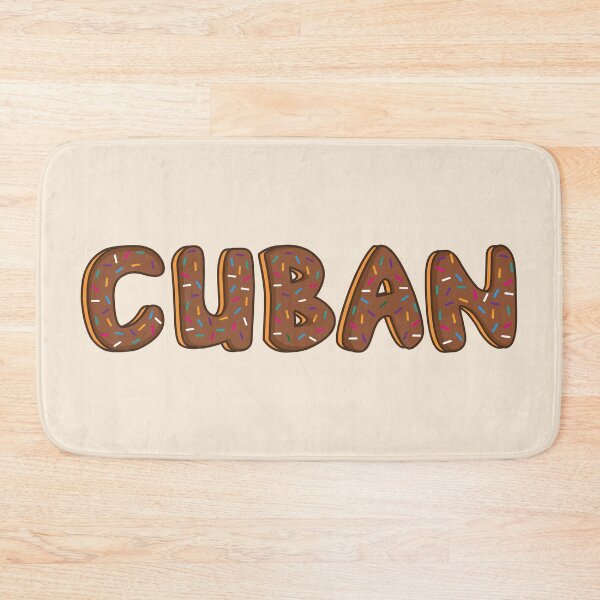 Item preview, Cuban Word Shaped Like Chocolate Donuts  designed and sold by DonutsWords.