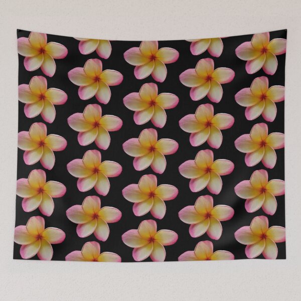Artikelvorschau, Plumeria blüht mit rosa Wangen entworfen und verkauft von FlossOrFi.