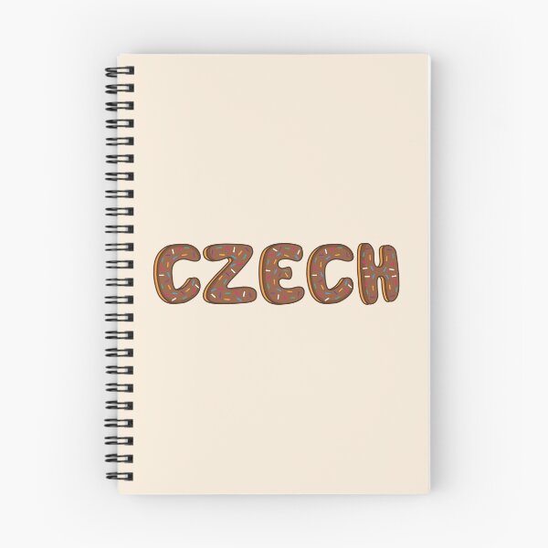 Item preview, Czech Word Shaped Like Chocolate Donuts  designed and sold by DonutsWords.
