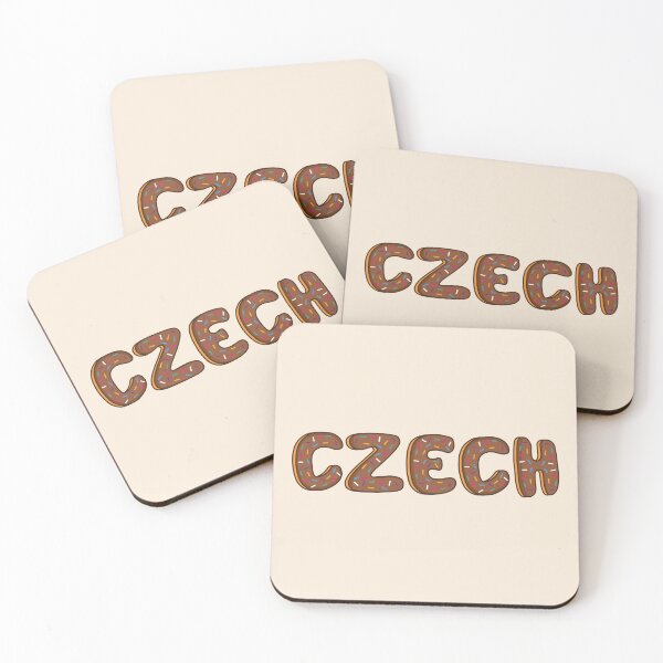 Item preview, Czech Word Shaped Like Chocolate Donuts  designed and sold by DonutsWords.