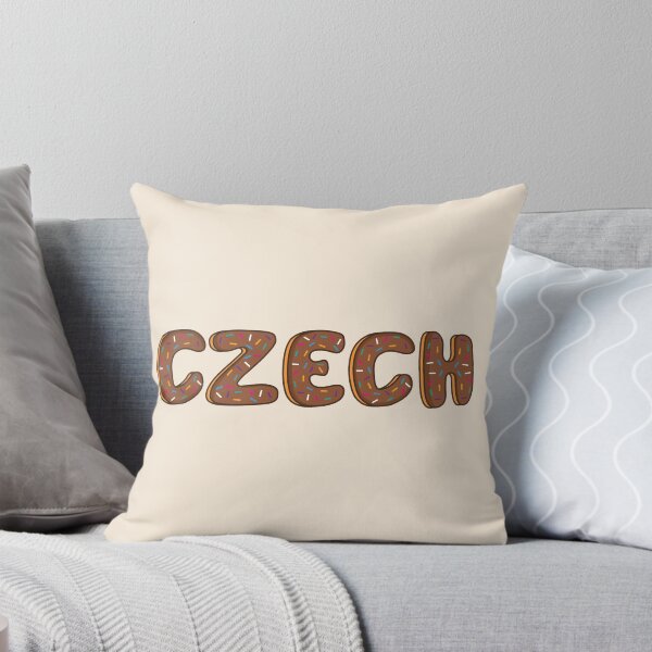 Item preview, Czech Word Shaped Like Chocolate Donuts  designed and sold by DonutsWords.
