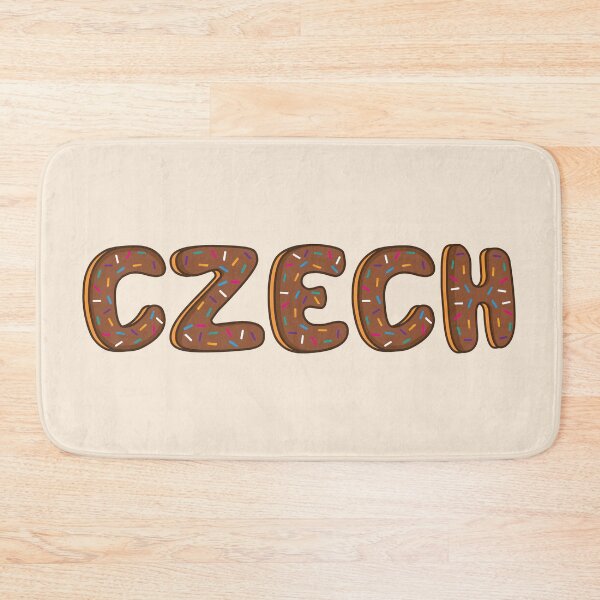 Item preview, Czech Word Shaped Like Chocolate Donuts  designed and sold by DonutsWords.