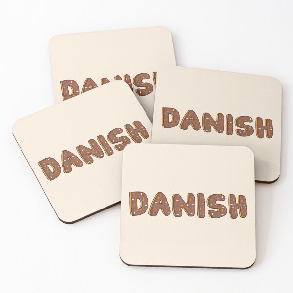 Item preview, Danish Word Shaped Like Chocolate Donuts  designed and sold by DonutsWords.