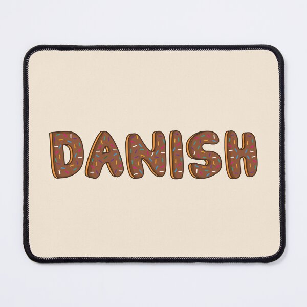 Item preview, Danish Word Shaped Like Chocolate Donuts designed and sold by DonutsWords.