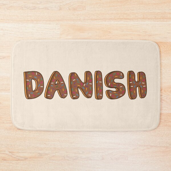 Item preview, Danish Word Shaped Like Chocolate Donuts  designed and sold by DonutsWords.