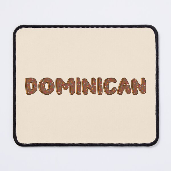 Item preview, Dominican Word Shaped Like Chocolate Donuts designed and sold by DonutsWords.