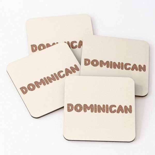 Item preview, Dominican Word Shaped Like Chocolate Donuts  designed and sold by DonutsWords.