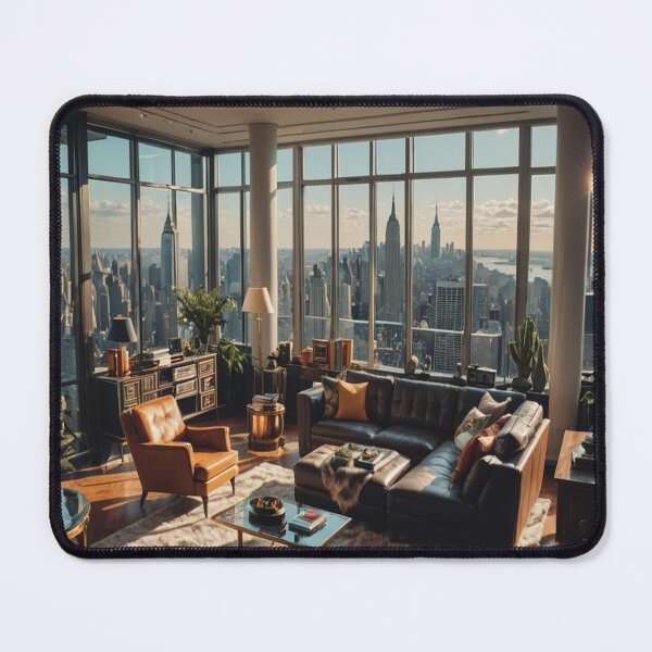 Item preview, Interior of a New York penthouse Maximalist interior design with a view of the city skyline designed and sold by KING TK.