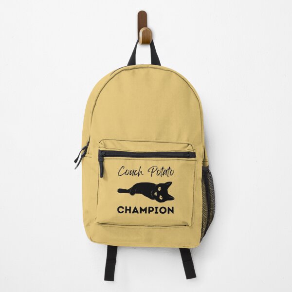 Item preview, Couch Potato Champion Black Cat designed and sold by alczar.