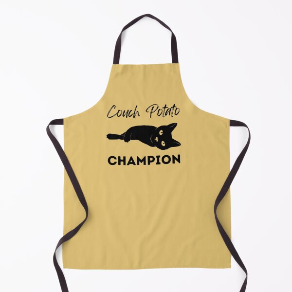 Item preview, Couch Potato Champion Black Cat designed and sold by alczar.