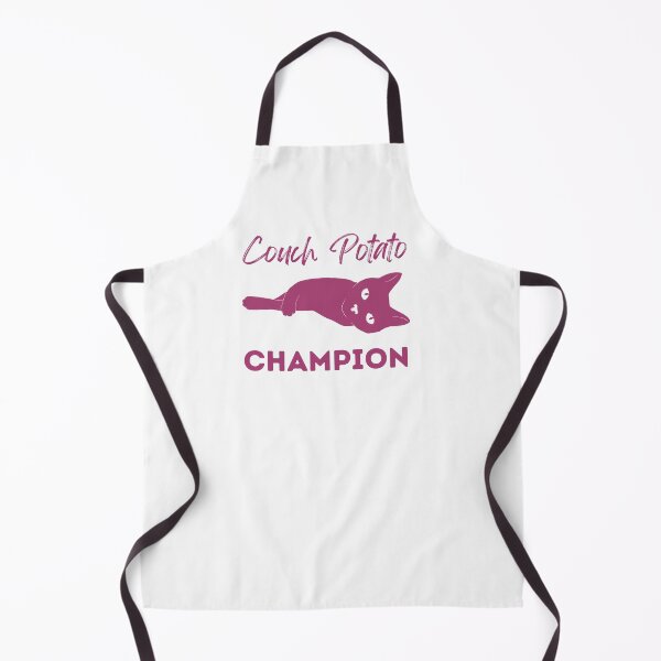 Item preview, Couch Potato Champion Pink Cat designed and sold by alczar.