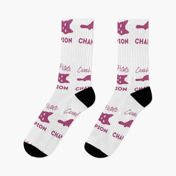 Item preview, Couch Potato Champion Pink Cat designed and sold by alczar.
