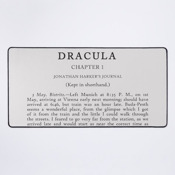 Item preview, Bram Stoker's Dracula Page 1 - Classic Novel Vertical designed and sold by mymymagic.