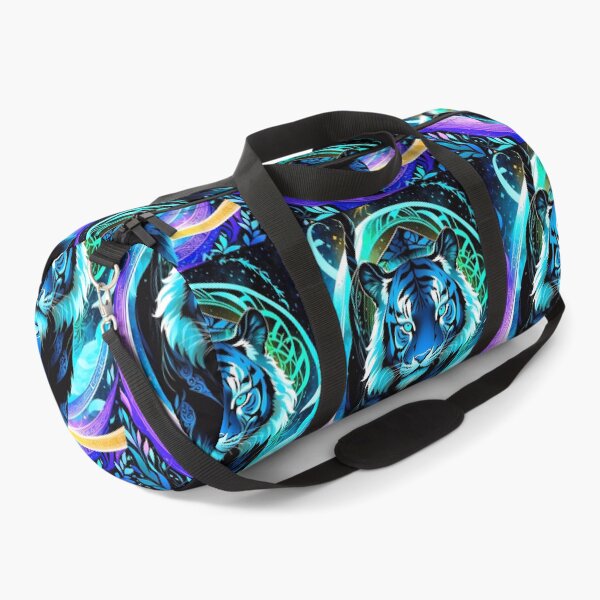 Item preview, Blue & White Tiger walking towards you designed and sold by FocusedArt.