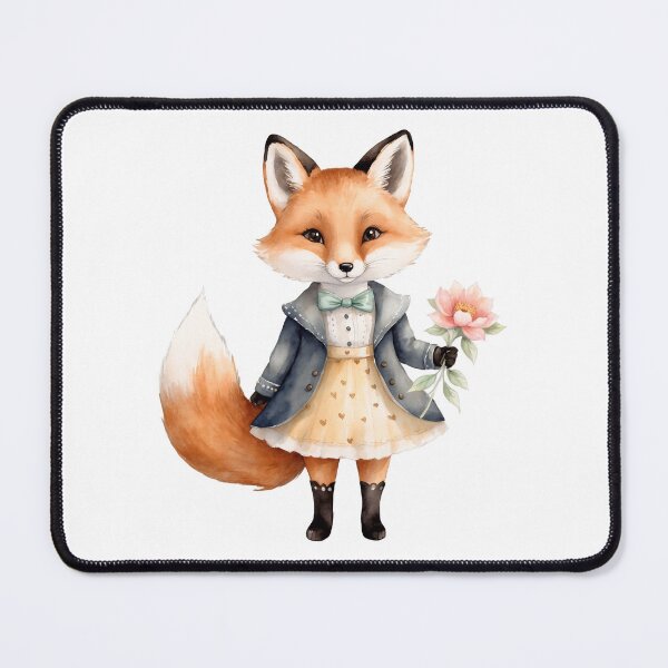 Item preview, Playful Watercolor Fox designed and sold by Victoria Riabov.