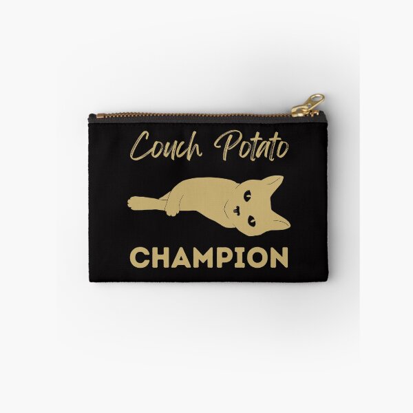 Item preview, Couch Potato Champion Golden Cat designed and sold by alczar.