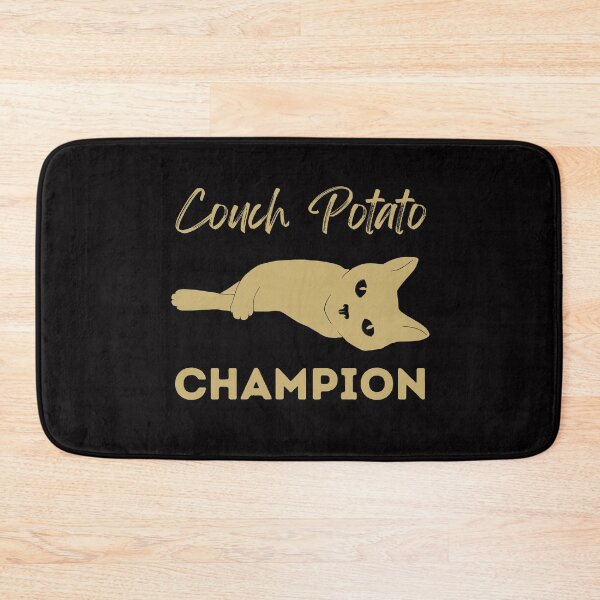 Item preview, Couch Potato Champion Golden Cat designed and sold by alczar.