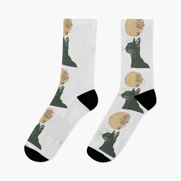 Item preview, Cat staring at moon with closed eyes  designed and sold by mando24895.