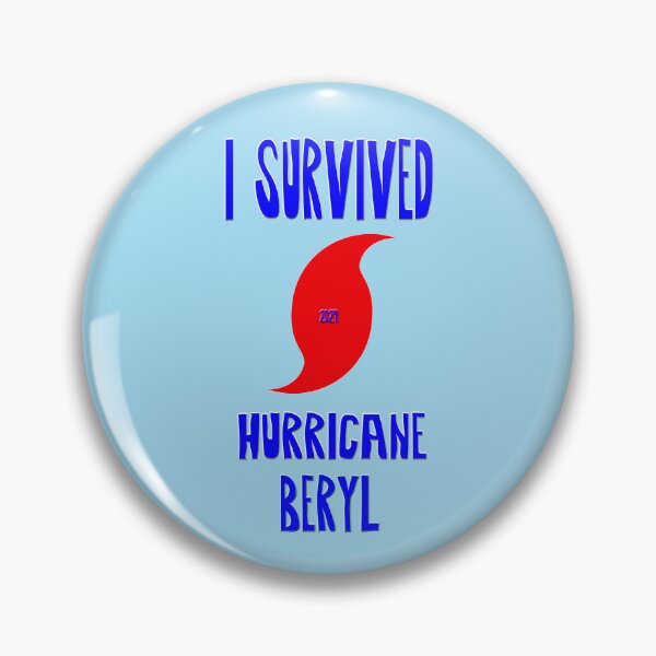 Item preview, I Survived Hurricane Beryl designed and sold by Frankie Cat Photography.