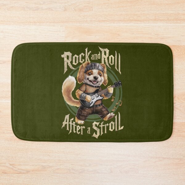 Item preview, ROCK AND ROLL AFTER A STROLL - Musician Dog designed and sold by SharingLove.
