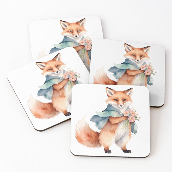 Item preview, Watercolor Fox Fantasy designed and sold by Victoria Riabov.