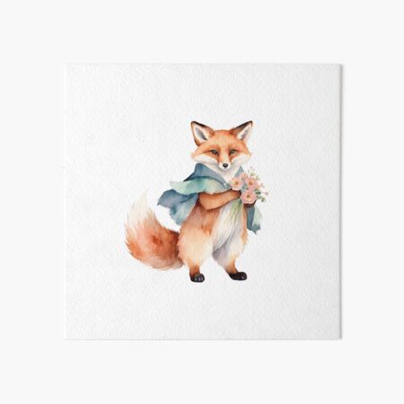 Item preview, Watercolor Fox Fantasy designed and sold by Victoria Riabov.