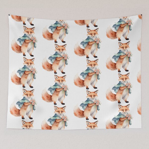 Item preview, Watercolor Fox Fantasy designed and sold by Victoria Riabov.