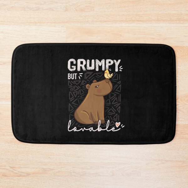 Item preview, Grumpy but lovable capybara designed and sold by camilacarvalho.
