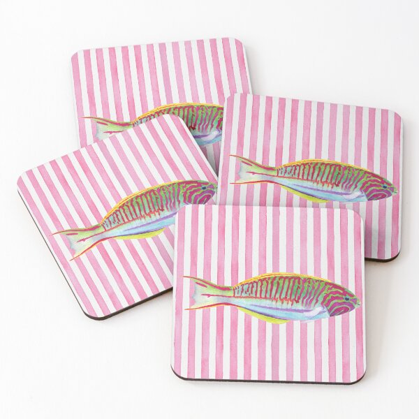 Item preview, Klunzingers Wrasse with Stripes designed and sold by Rachel Fritz Watson.
