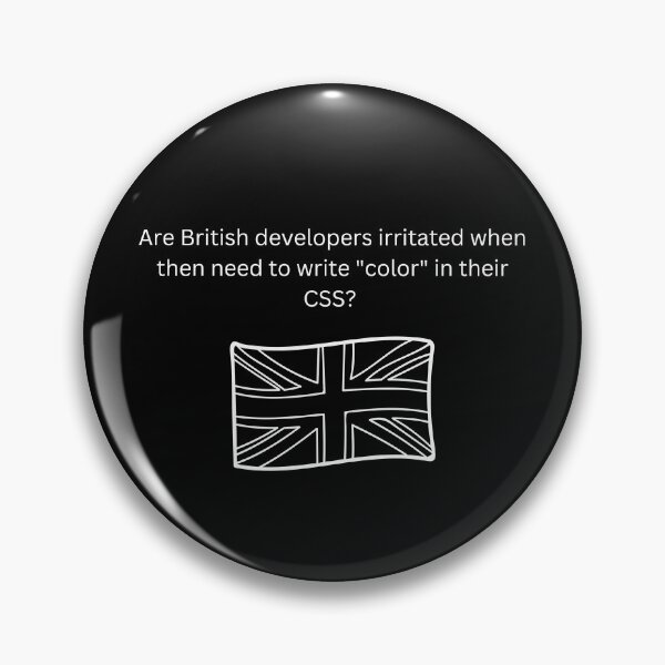 Item preview, Broma de programación CSS británica designed and sold by psrearick.