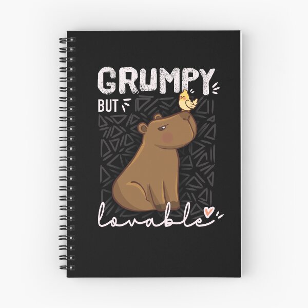 Item preview, Grumpy but lovable capybara designed and sold by camilacarvalho.