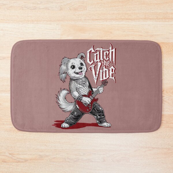 Item preview, Rock and Roll Dog playing guitar - CATCH THE VIBE designed and sold by SharingLove.