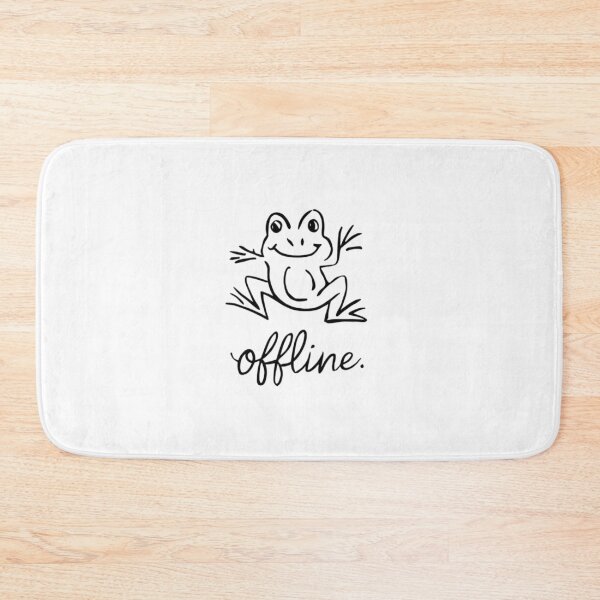 Item preview, OFFLINE BUSY FROG: Embrace the Digital Detox with a Quirky Twist designed and sold by Colorful-Garden.