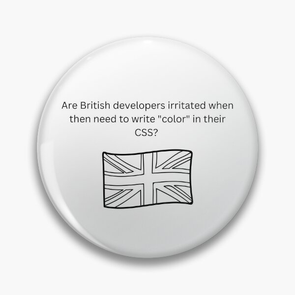 Item preview, Broma de programación CSS británica designed and sold by psrearick.