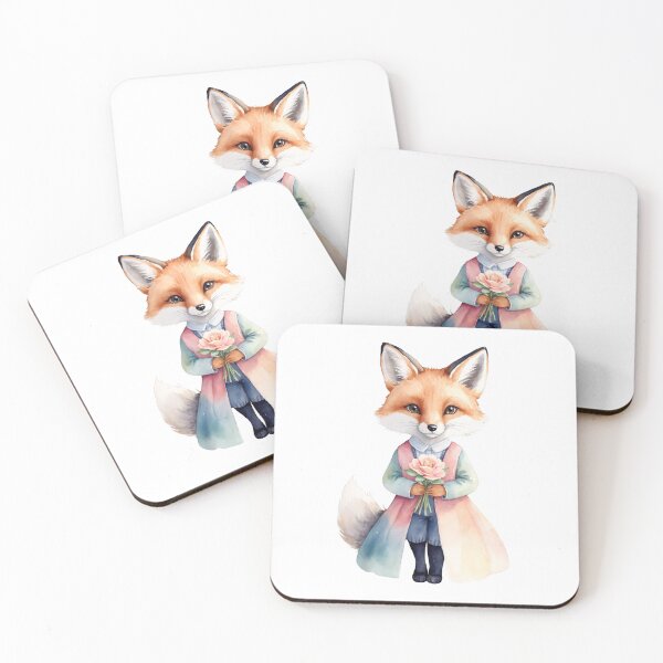 Item preview, Enchanting Watercolor Fox designed and sold by Victoria Riabov.