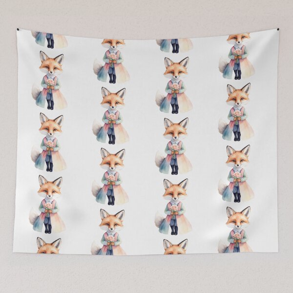 Item preview, Enchanting Watercolor Fox designed and sold by Victoria Riabov.