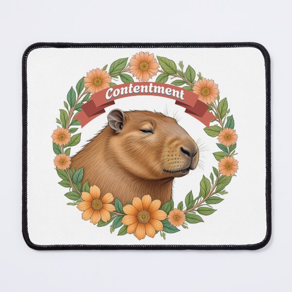 Item preview, Capybara Contentment! designed and sold by joystreethouse.