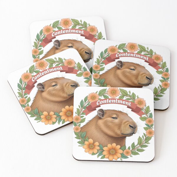 Item preview, Capybara Contentment! designed and sold by joystreethouse.
