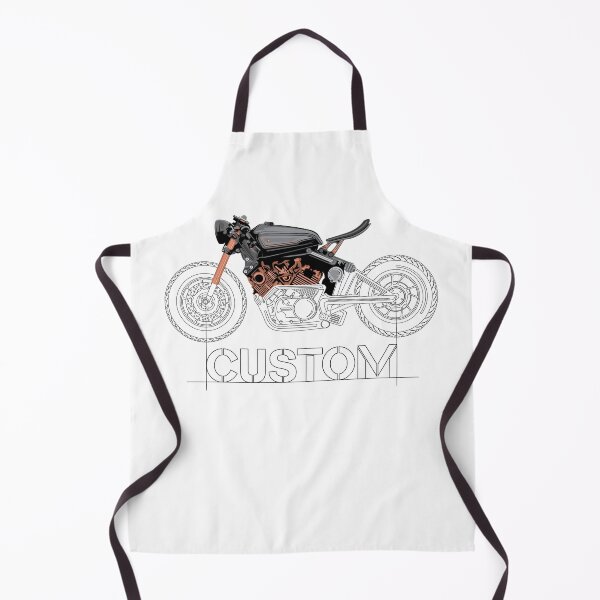 Item preview, Motorcycle Biker Custom Workshop Drawing Symbol Logo designed and sold by AndreMi.