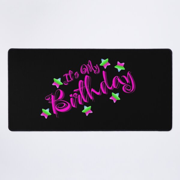 Item preview, It's my birthday. Design in cheerful pink and two-color stars. Let's celebrate! designed and sold by FreeSoulLab.