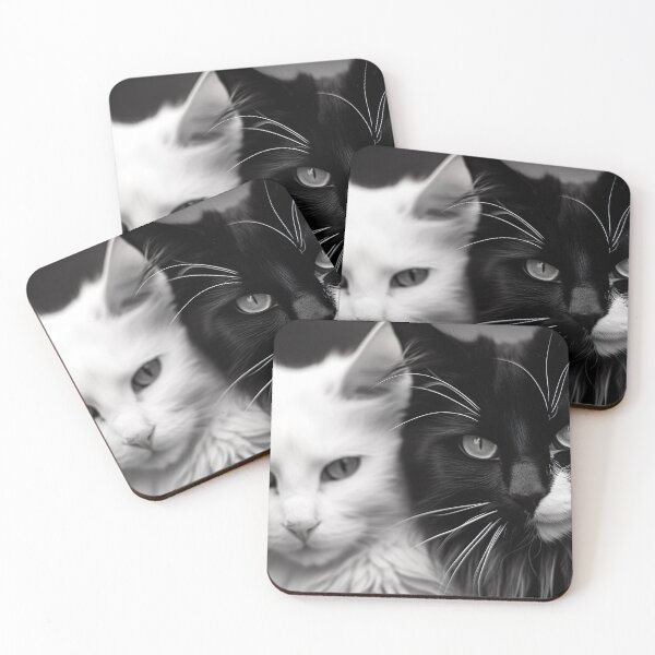 Item preview, Cats - Black and White designed and sold by KootenayDesigns.