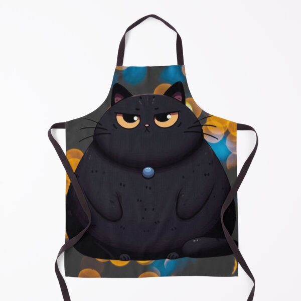 Item preview, Unamused Black Cat designed and sold by FuzyFriendHaven.