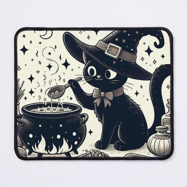 Item preview, Witch Cat - Witch Cat designed and sold by FashionTales.