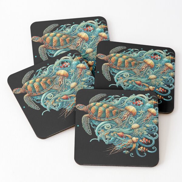 Item preview, Fusion of a Sea Turtle with other Sea life designed and sold by SandbarTees.