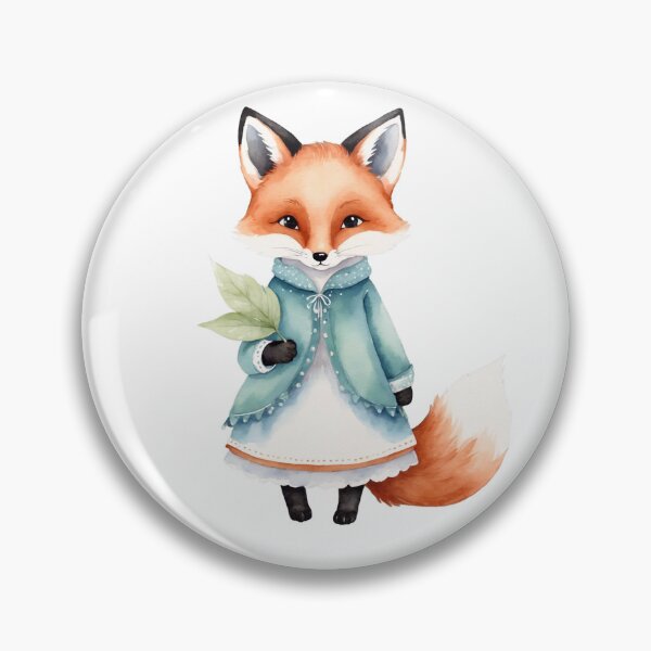 Item preview, Sweet Watercolor Fox Design designed and sold by Victoria Riabov.