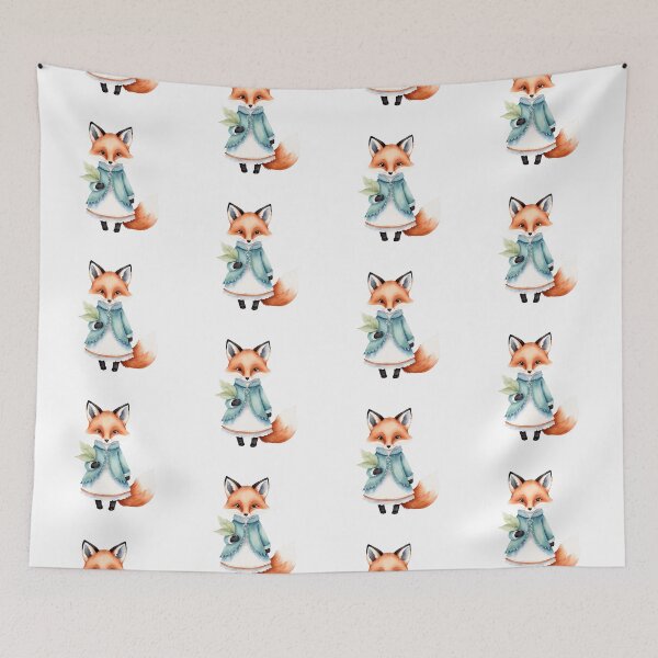 Item preview, Sweet Watercolor Fox Design designed and sold by Victoria Riabov.